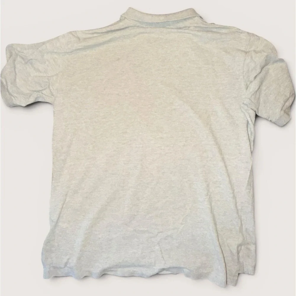 Polo Ralph Lauren Mens XXL Heather Grey Short Sleeve Pique Cotton Polo Shirt